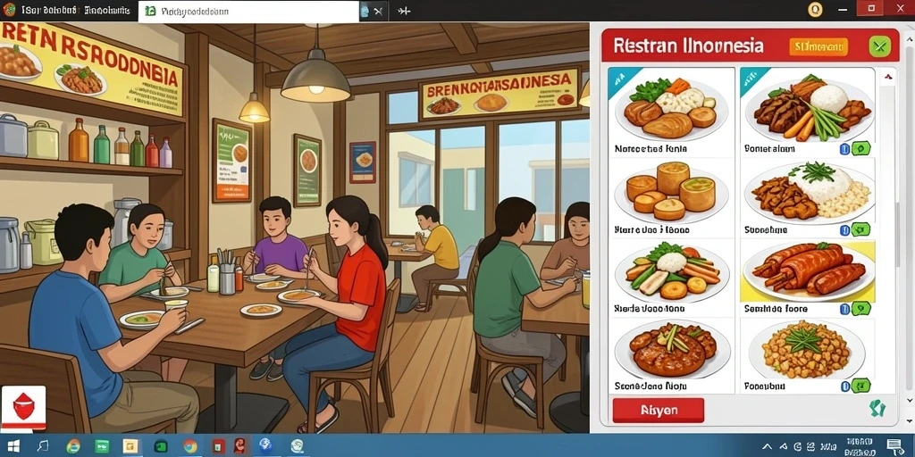 Tampilan antarmuka pengguna yang menarik.