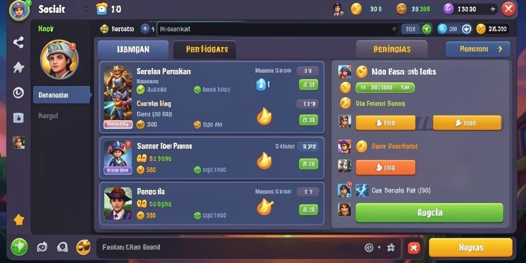Tangkapan layar menunjukkan tema slot yang menarik.