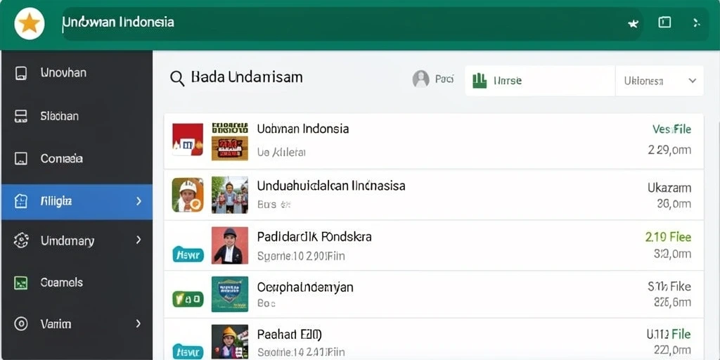 Antarmuka aplikasi yang ramah pengguna.