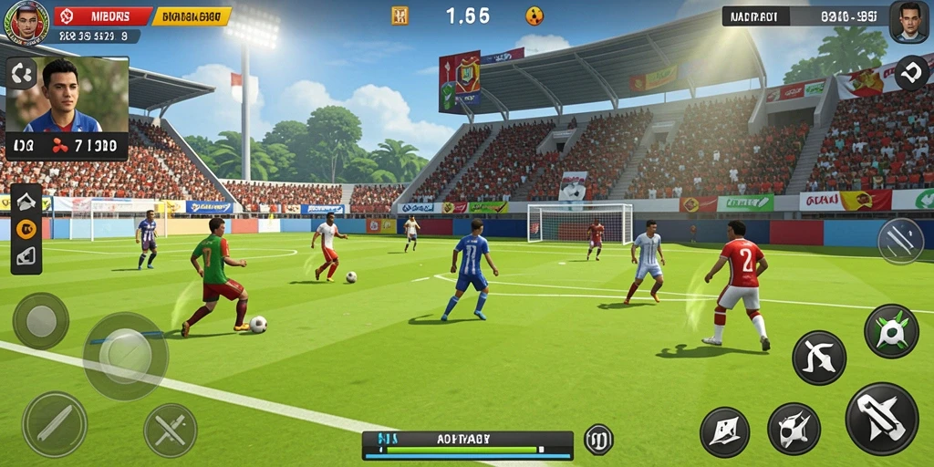 Screenshot menampilkan pemandangan indah dalam permainan.