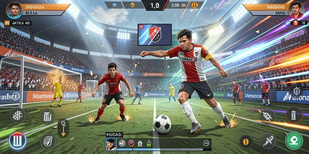 Tangkapan layar menampilkan dunia game yang indah.