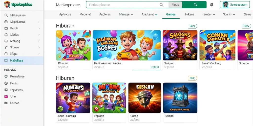 Screenshot aplikasi NUSABET dengan tampilan menarik.